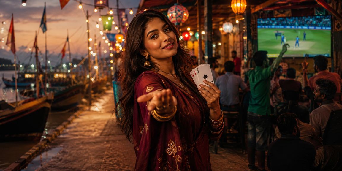 কক্সবাজার রাতের বাজারে ক্রিকেট বেটিং দৃশ্য